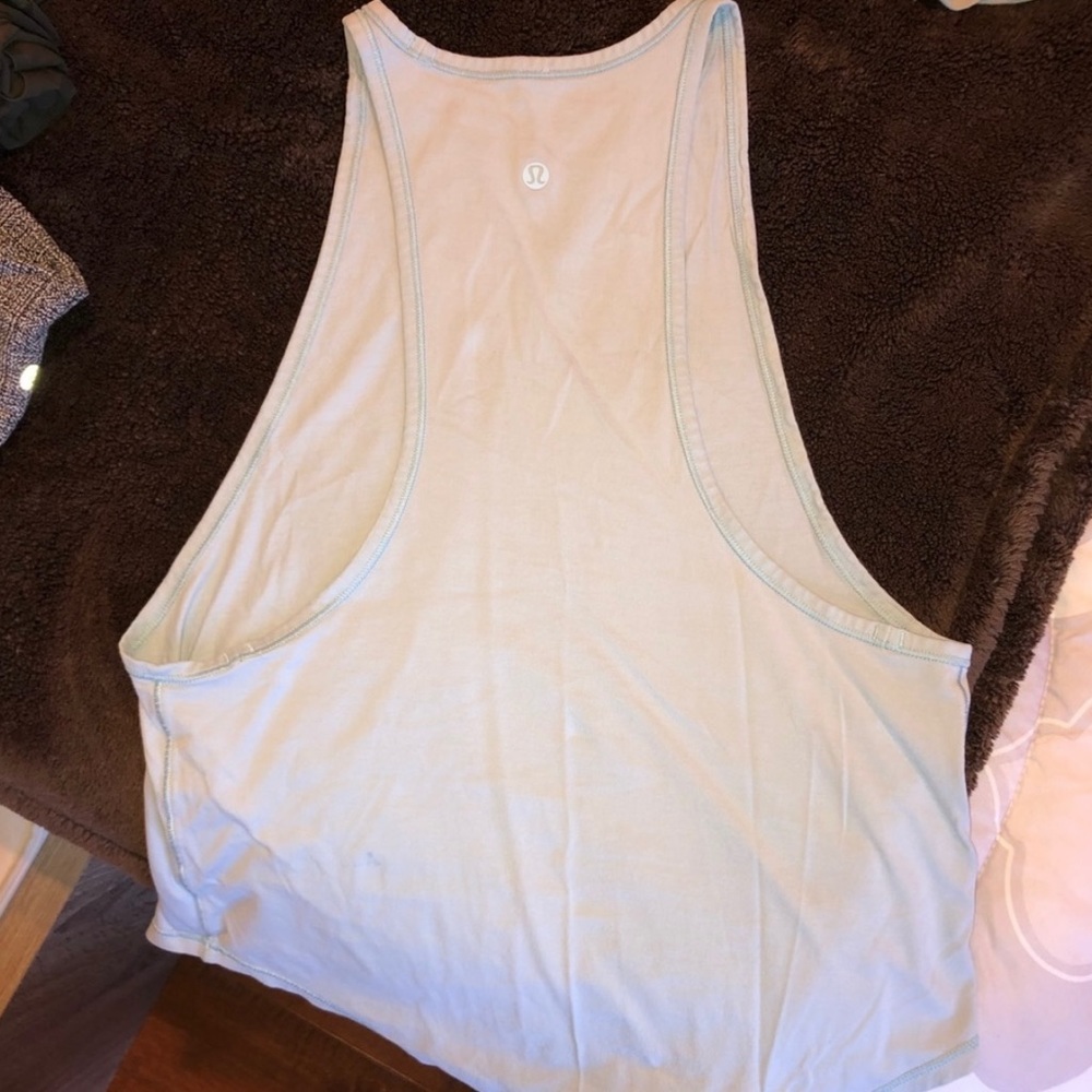 Lululemon light blue muscle tee